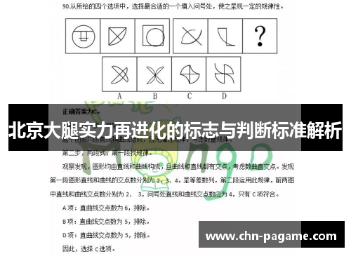 北京大腿实力再进化的标志与判断标准解析